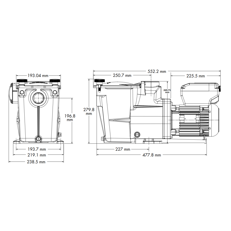 Hayward-SuperPump-VSTD-1-PK-Variabele-Zwembadpomp